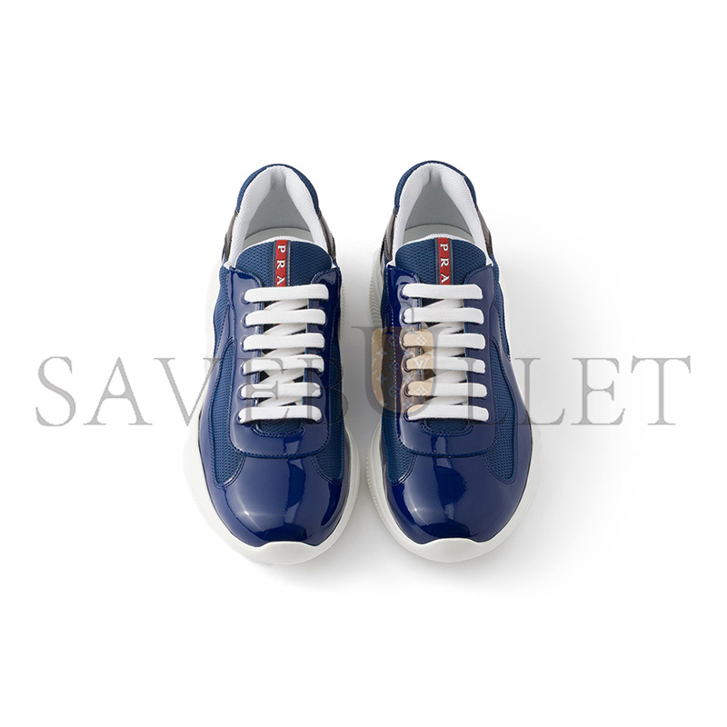 PRADA PATENT LEATHER AND TECHNICAL FABRIC PRADA AMERICA